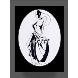 Beauty and the drum (framed...